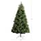 7.5ft. Pre-Lit Artificial Christmas Tree with Warm White LED Lights